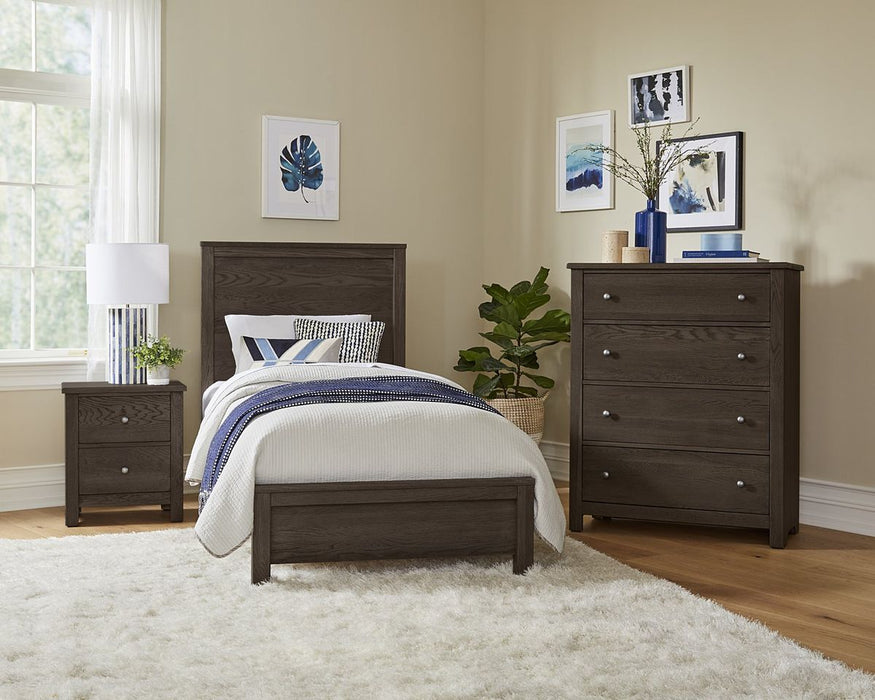 Vaughan Bassett Fundamentals 2 Drawer Nightstand in Java