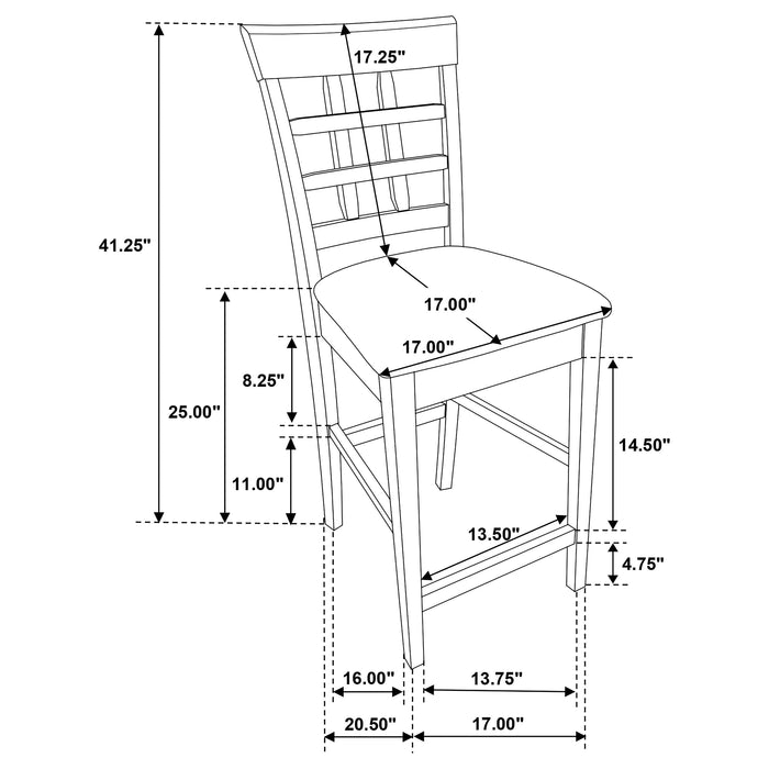 Gabriel 5 Pc Counter Height Dining Sets
