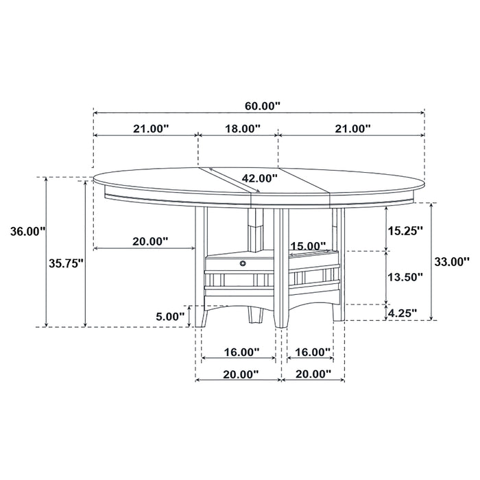 Lavon 5 Pc Counter Height Dining Sets
