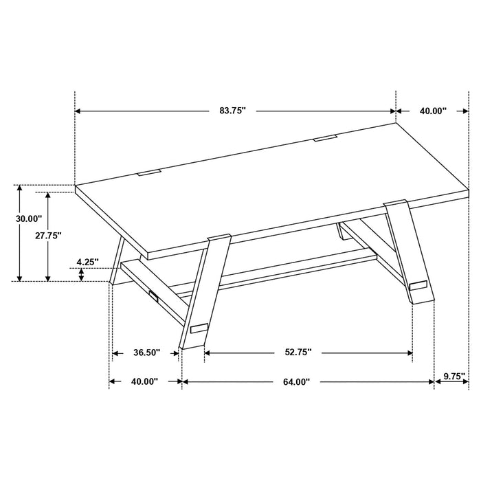 Sharon 5 Pc Dining Sets Gray