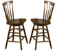 Liberty Furniture Creations II 30 Inch Copenhagen Barstool in Tobacco Finish (Set of 2) image