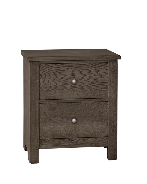 Vaughan Bassett Fundamentals 2 Drawer Nightstand in Grey image