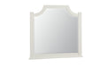 Vaughan-Bassett Maple Road Scalloped Mirror in Soft White/Natural Top image