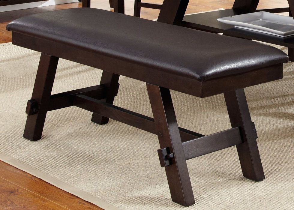Liberty Furniture Lawson Bench in Light/Dark Expresso