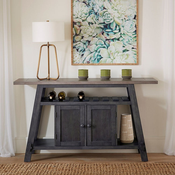 Liberty Furniture Lawson Server in Weathered Gray