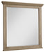 Vaughan-Bassett Passageways Deep Sand Landscape Mirror in Medium Brown image
