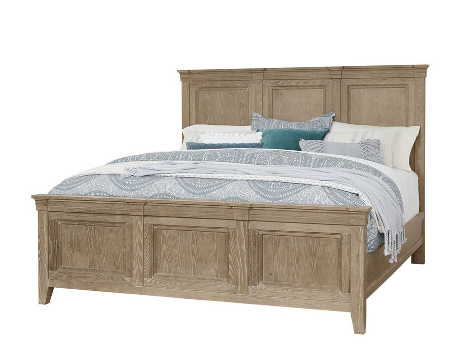 Vaughan-Bassett Passageways Deep Sand Cal King Mansion Bed in Medium Brown image