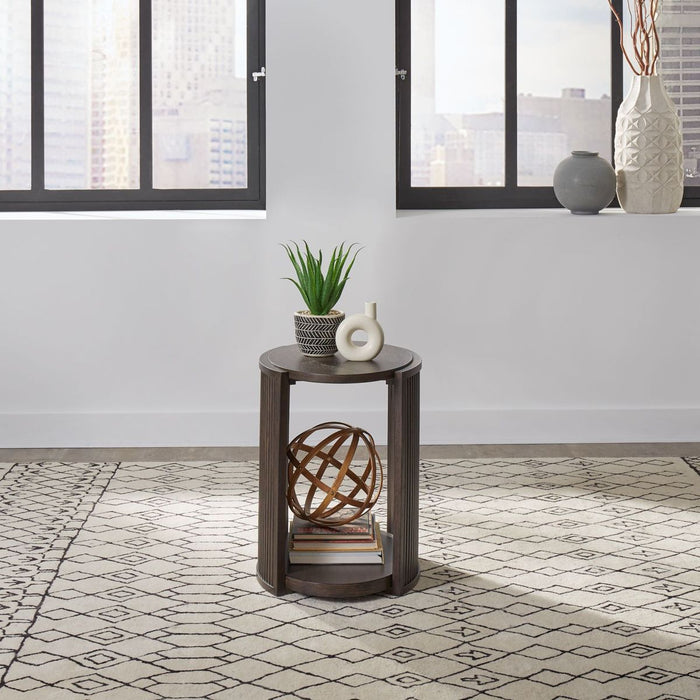 Liberty Furniture City View Chairside Table in Coffee Bean image