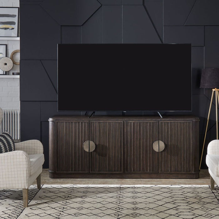 Liberty Furniture City View 82 Inch TV Console in Coffee Bean