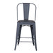 Liberty Furniture Vintage Series Bow Back Counter Chair in Grey (Set of 2) image