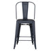 Liberty Furniture Vintage Series Bow Back Counter Chair in Navy (Set of 2) image