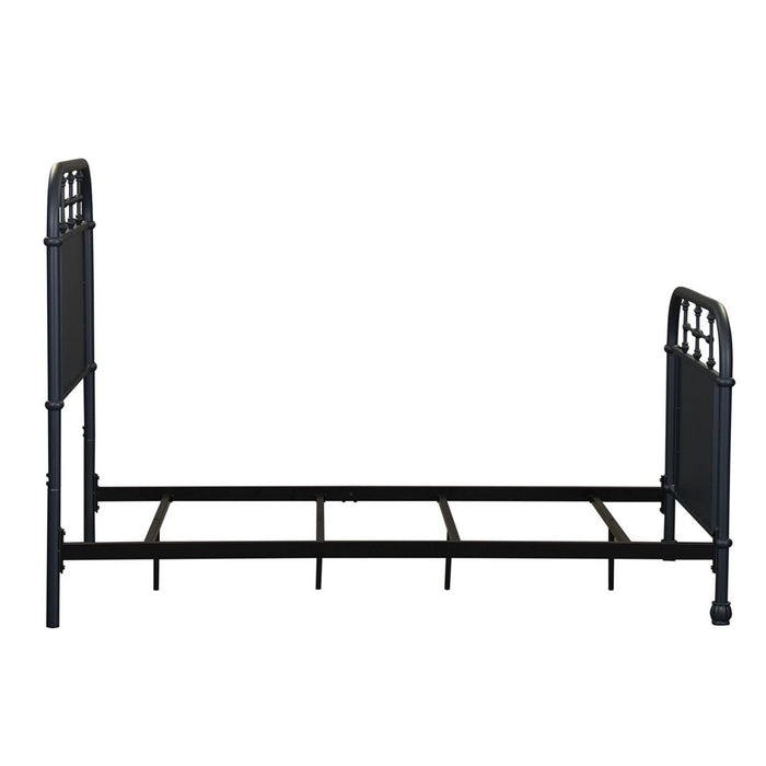 Liberty Furniture Vintage Series Full Metal Bed in Navy