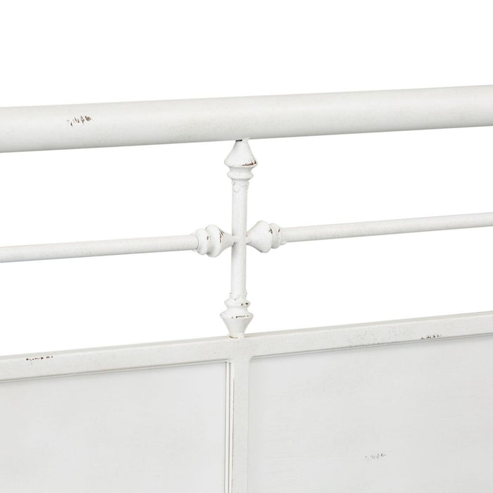 Liberty Furniture Vintage Series Twin Metal Bed in Antique White