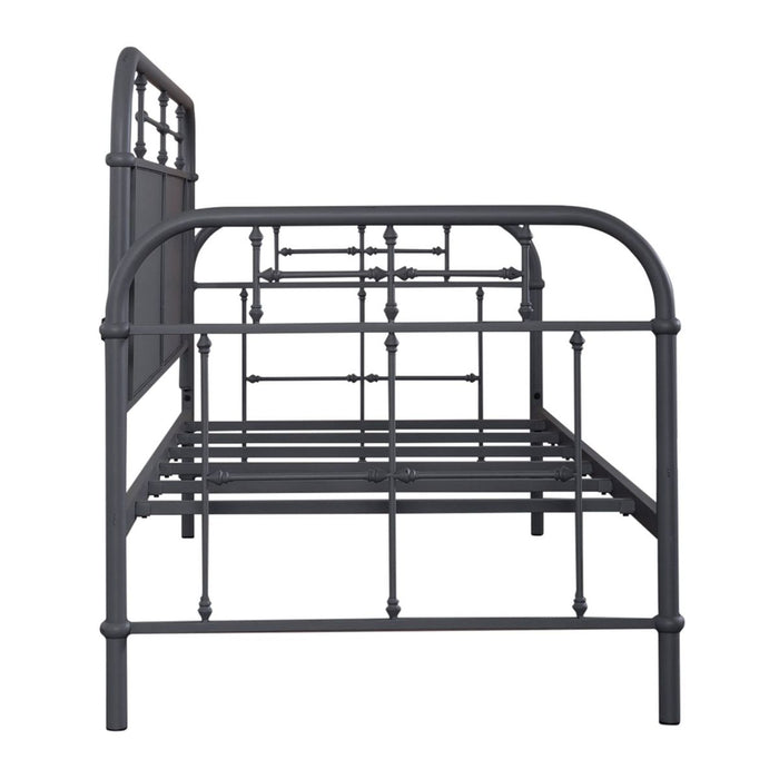 Liberty Furniture Vintage Series Twin Metal Bed in Navy