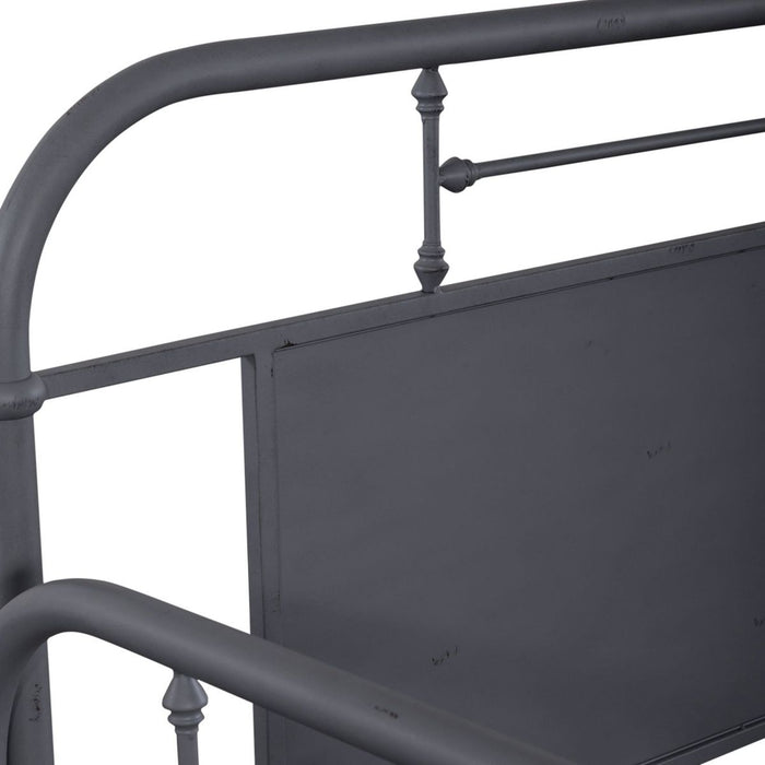 Liberty Furniture Vintage Series Twin Metal Bed in Navy