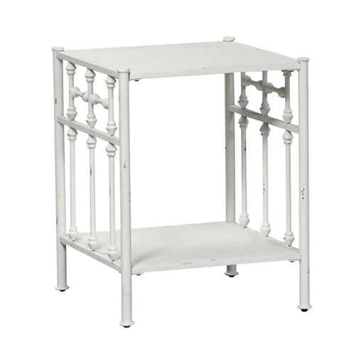 Liberty Furniture Vintage Series Open Nightstand in Antique White image