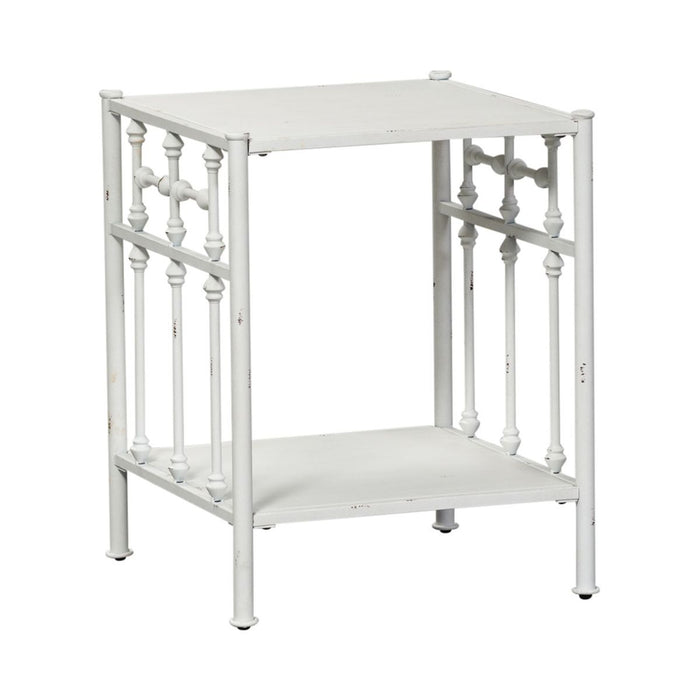 Liberty Furniture Vintage Series Open Nightstand in Antique White image