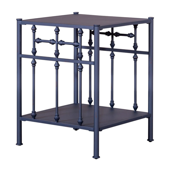 Liberty Furniture Vintage Series Open Nightstand in Navy image