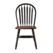 Liberty Furniture Carolina Crossing Windsor Side Chair in Black (Set of 2) image