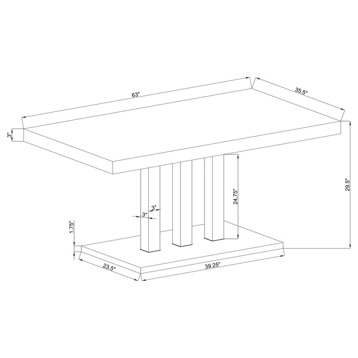 Brooklyn 5 Pc Dining Sets