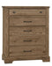 Vaughan Bassett Yosemite 5 Drawer Chest in Natural image