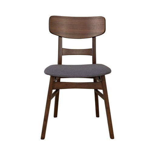 Liberty Furniture Space Saver Panel Back Side Chair in Grey (Set of 2) image