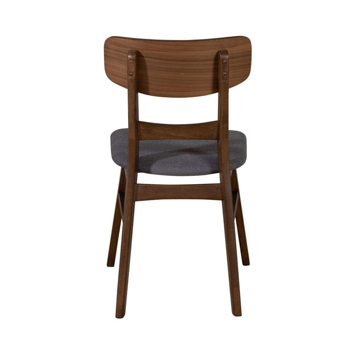Liberty Furniture Space Saver Panel Back Side Chair in Grey (Set of 2)