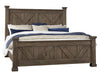 Vaughan Bassett Yosemite Queen Panel Bed in Smoke image