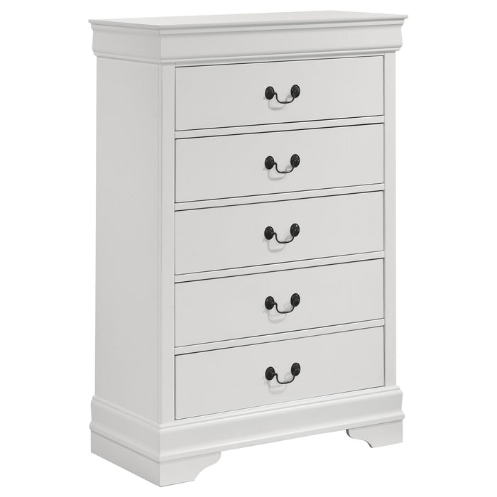 Louis Philippe 4 & 5 Piece Bedroom Set Full, Twin, King, & Queen