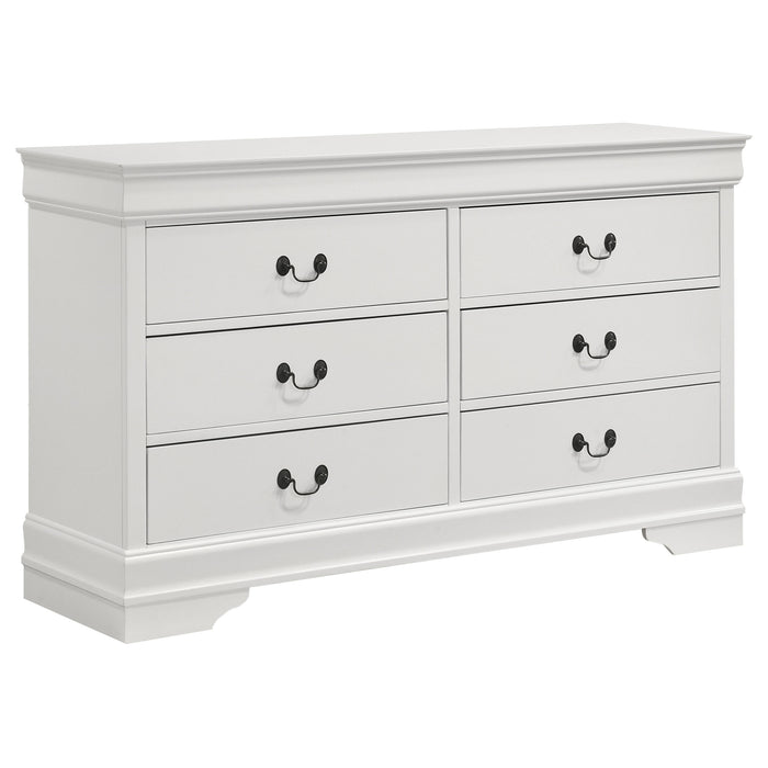 Louis Philippe 4 & 5 Piece Bedroom Set Full, Twin, King, & Queen