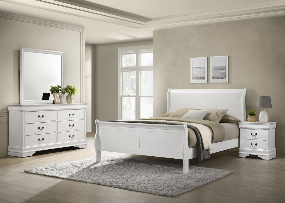 Louis Philippe 4 & 5 Piece Bedroom Set Full, Twin, King, & Queen