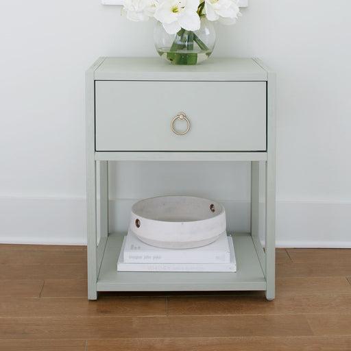 Liberty Furniture East End 1 Shelf Accent Table in Green Mist EST SHIP TIME APPX 4 WEEKS image