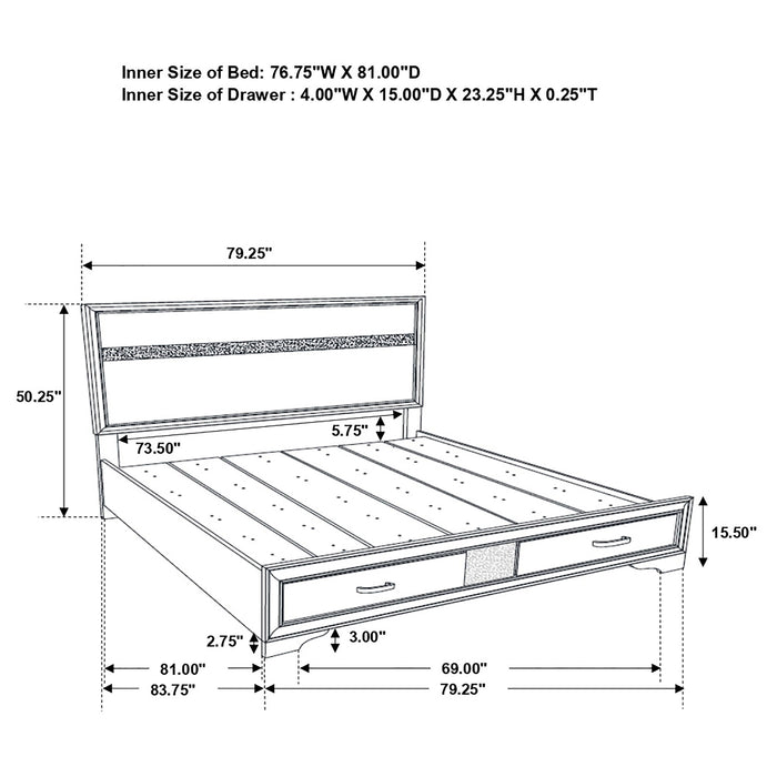 Miranda Bedroom Set with Storage
