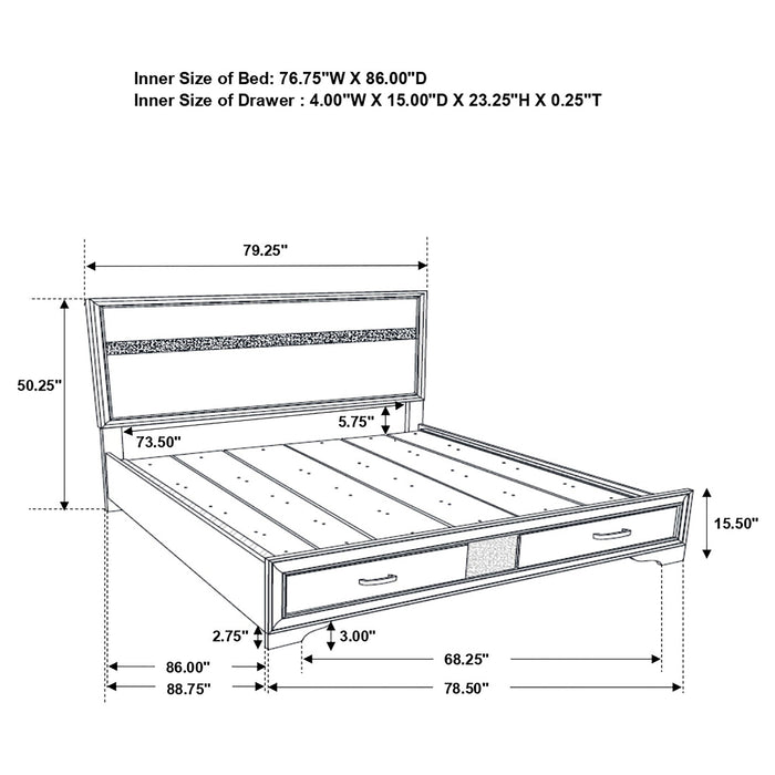 Miranda Bedroom Set with Storage