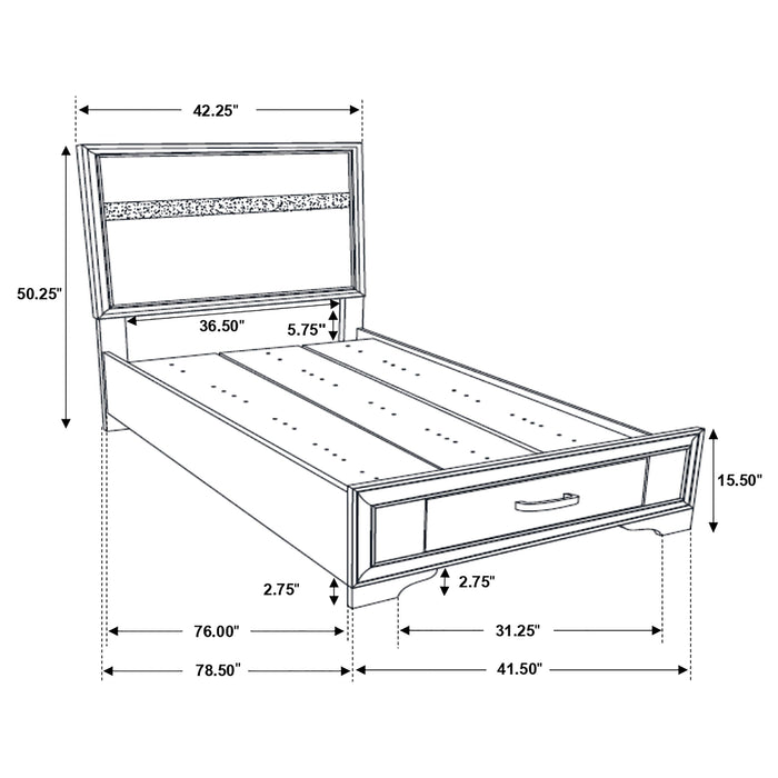 Miranda Bedroom Sets Black