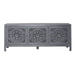 Liberty Furniture Marisol 65 Inch 3 Door Accent TV Stand in Weathered Honey and Soft Wash Gray image
