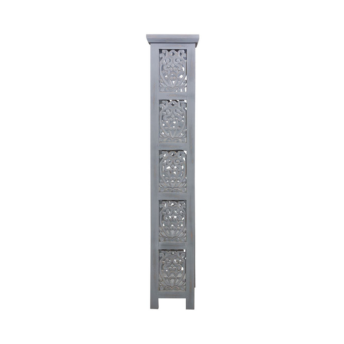 Liberty Furniture Trellis Lane Accent Bookcase in Grey EST SHIP TIME APPX 4 WEEKS