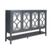 Liberty Furniture Circle View Four Door Accent Cabinet in Blue Dusk EST SHIP TIME APPX 4 WEEKS image