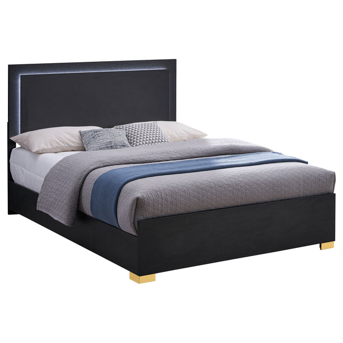 Marceline Beds White & Black Eastren King, Full, Twin, & Queen