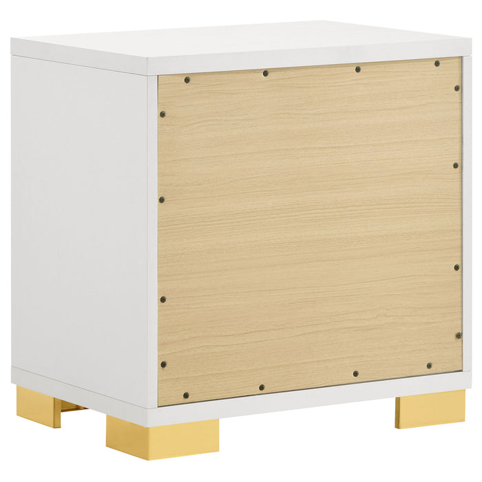 Marceline Bedroom Sets White & Black 4 & 5 Piece