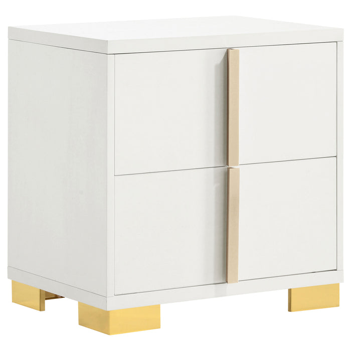 Marceline Bedroom Sets White & Black 4 & 5 Piece