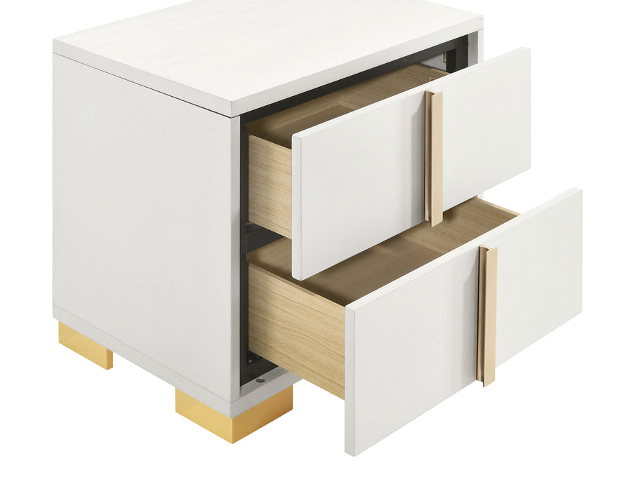 Marceline Bedroom Sets White & Black 4 & 5 Piece
