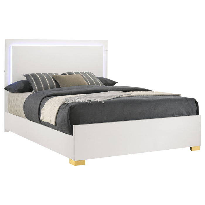 Marceline Beds White & Black Eastren King, Full, Twin, & Queen
