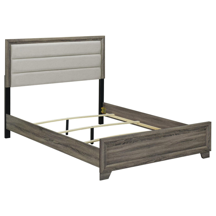 Wright California King Bedroom Set Brown Oak
