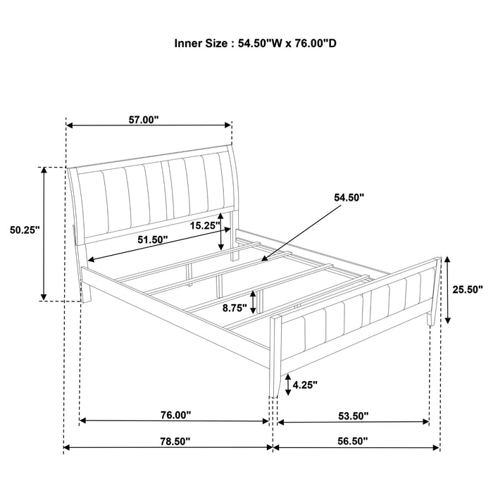 Wilkes 4 & 5 Piece E.King, Queen, Twin, & Full Bedroom Set