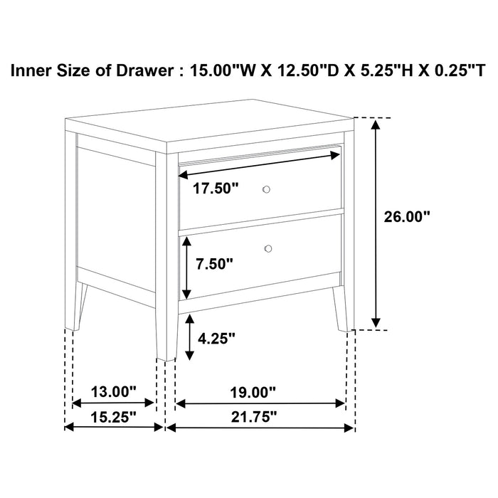 Wilkes 4 & 5 Piece E.King, Queen, Twin, & Full Bedroom Set