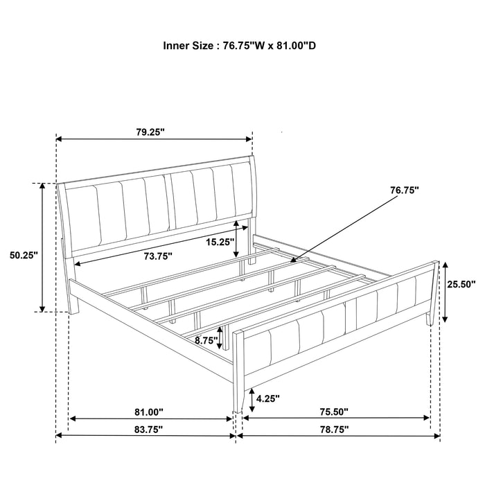 Wilkes 4 & 5 Piece E.King, Queen, Twin, & Full Bedroom Set