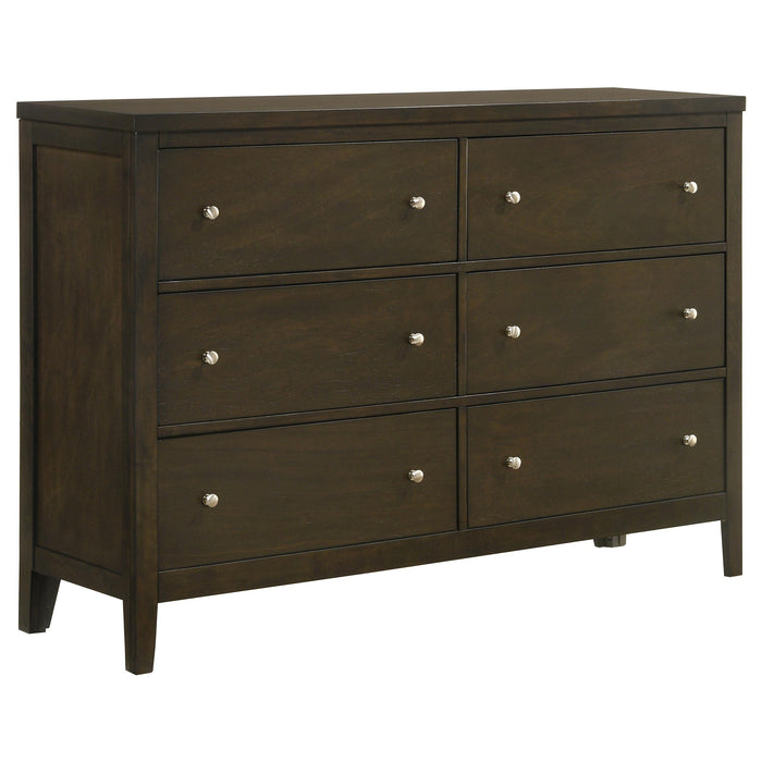 Wilkes California King Bedroom Set Dark Cocoa