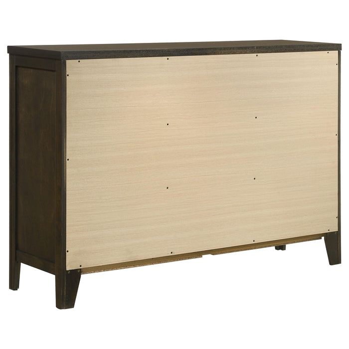Wilkes California King Bedroom Set Dark Cocoa