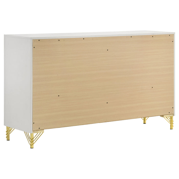 Lucia 4 & 5 Piece Bedroom Set King & Queen Beige & Grey